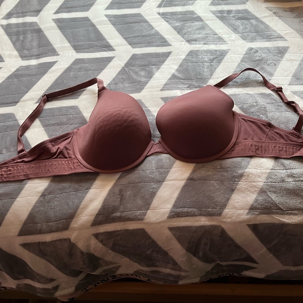 PINK Wear Everywhere T-Shirt Bra Mauve 36DD